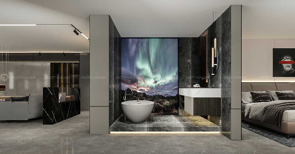 理查德輕奢極簡風格裝修效果圖1